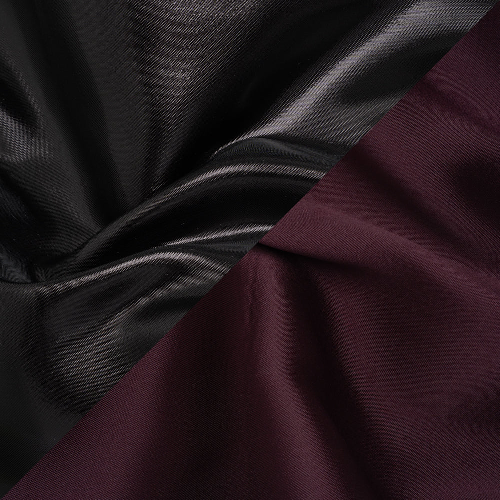Double Faced Lame Mikado - Aubergine - Sara Collection Double Faced Lame Mikado - Aubergine - Sara Collection