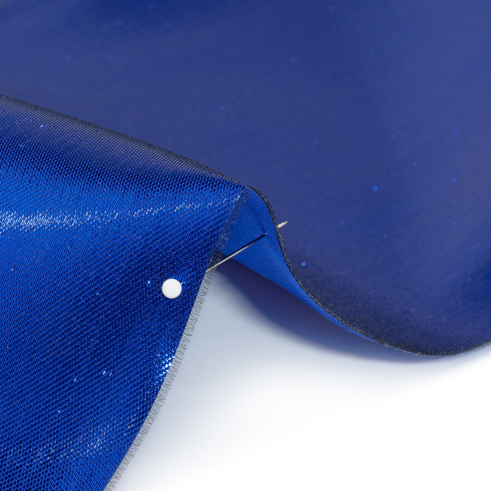 Double Faced Lame Mikado - Cobalt Blue - Sara Collection Double Faced Lame Mikado - Cobalt Blue - Sara Collection