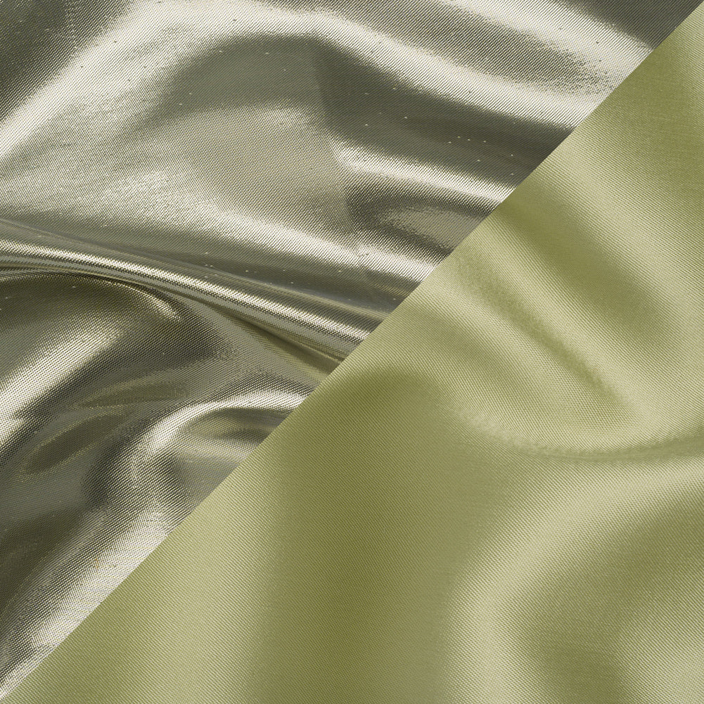 Double Faced Lame Mikado - Pistachio Green - Sara Collection Double Faced Lame Mikado - Pistachio Green - Sara Collection