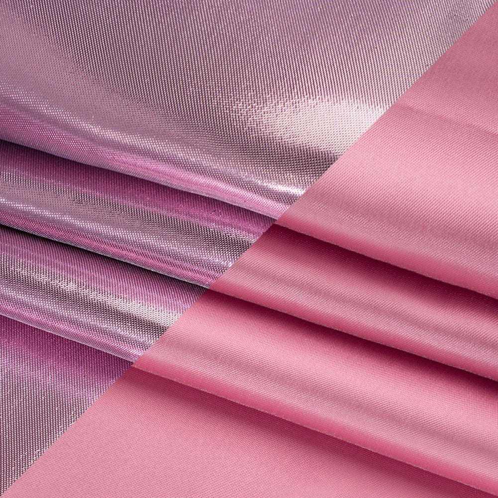 Double Faced Lame Mikado - Bubblegum Pink - Sara Collection Folded Double Faced Lame Mikado - Bubblegum Pink - Sara Collection Folded