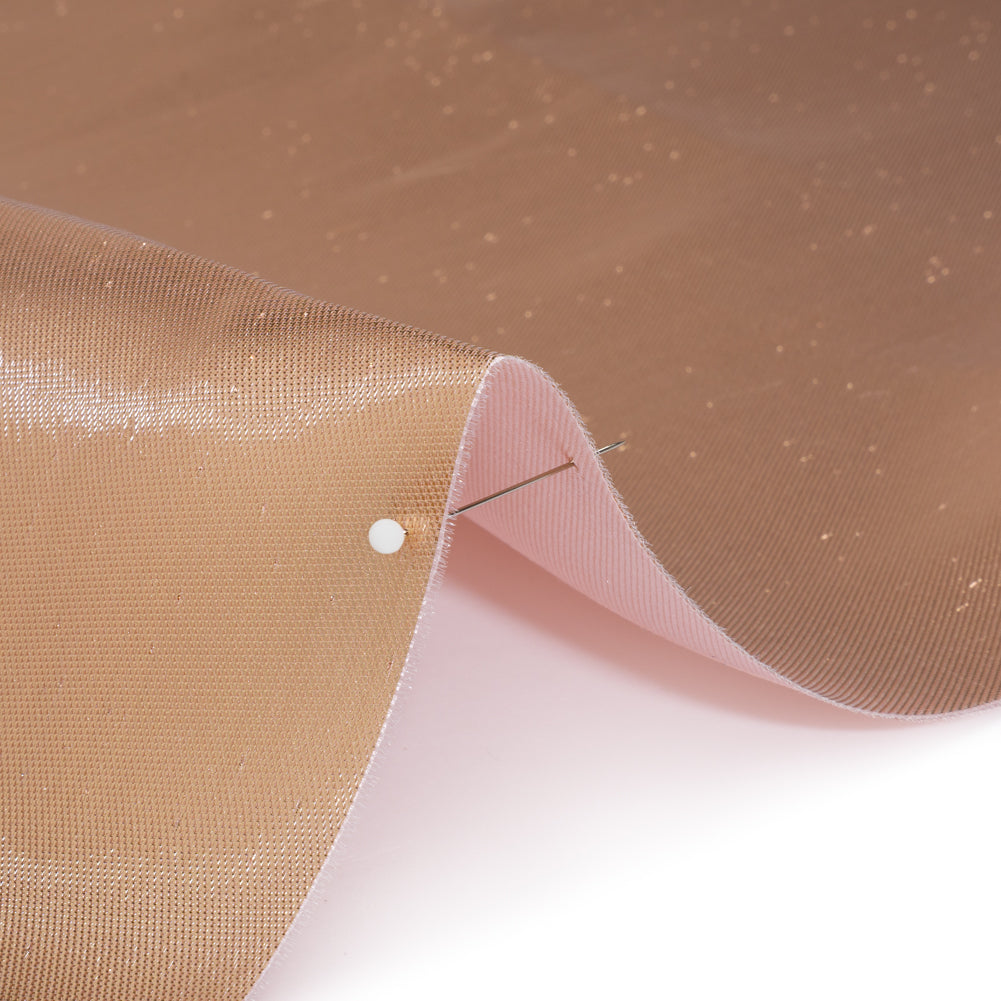Double Faced Lame Mikado - Peachy Pink - Sara Collection - Detail Double Faced Lame Mikado - Peachy Pink - Sara Collection - Detail