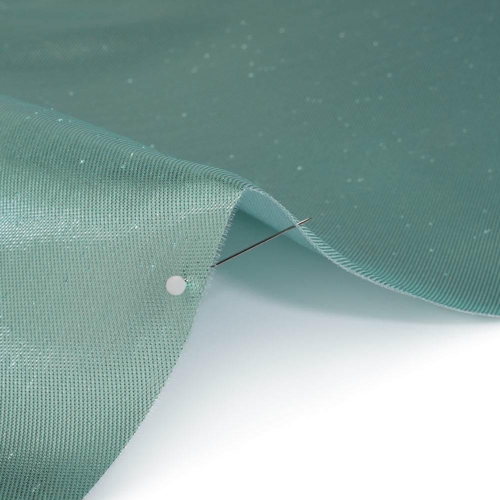 Double Faced Lame Mikado - Mint Green - Sara Collection Double Faced Lame Mikado - Mint Green - Sara Collection