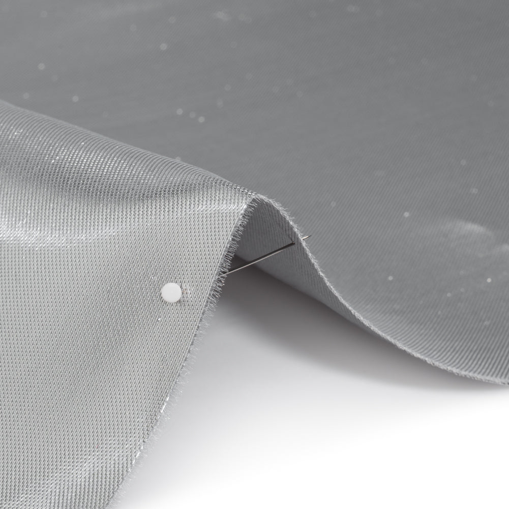 Double Faced Lame Mikado - Dark Gray - Sara Collection Detail Double Faced Lame Mikado - Dark Gray - Sara Collection Detail