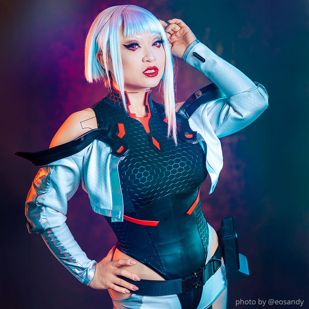 Yaya Han Stretch Scuba Knit - Black Hexagons - Cosplay Collection Yaya Han Stretch Scuba Knit - Black Hexagons - Cosplay Collection