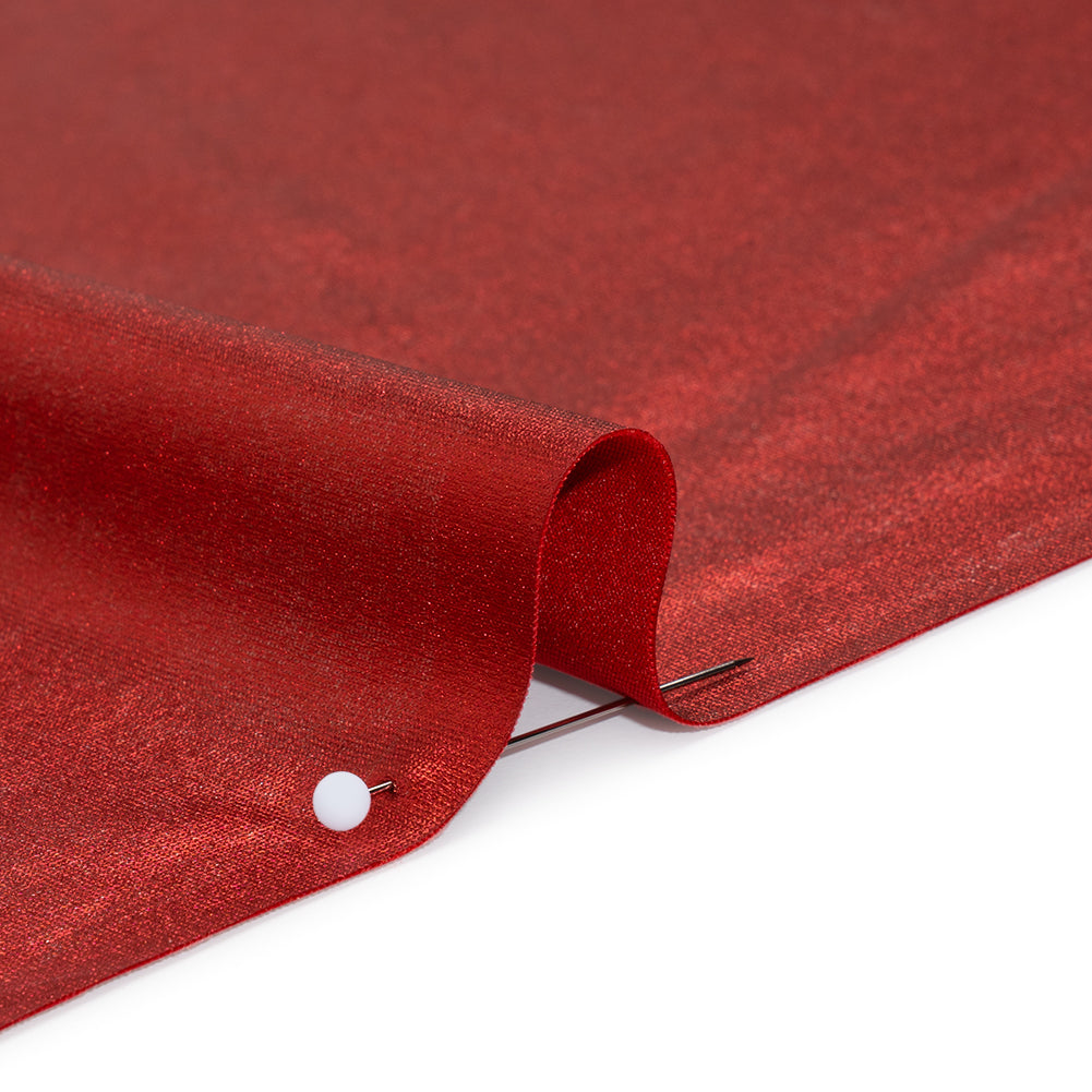 Yaya Han Metallic Foiled Stretch Spandex Polyester Jersey - Red - Cosplay Collection Yaya Han Metallic Foiled Stretch Spandex Polyester Jersey - Red - Cosplay Collection