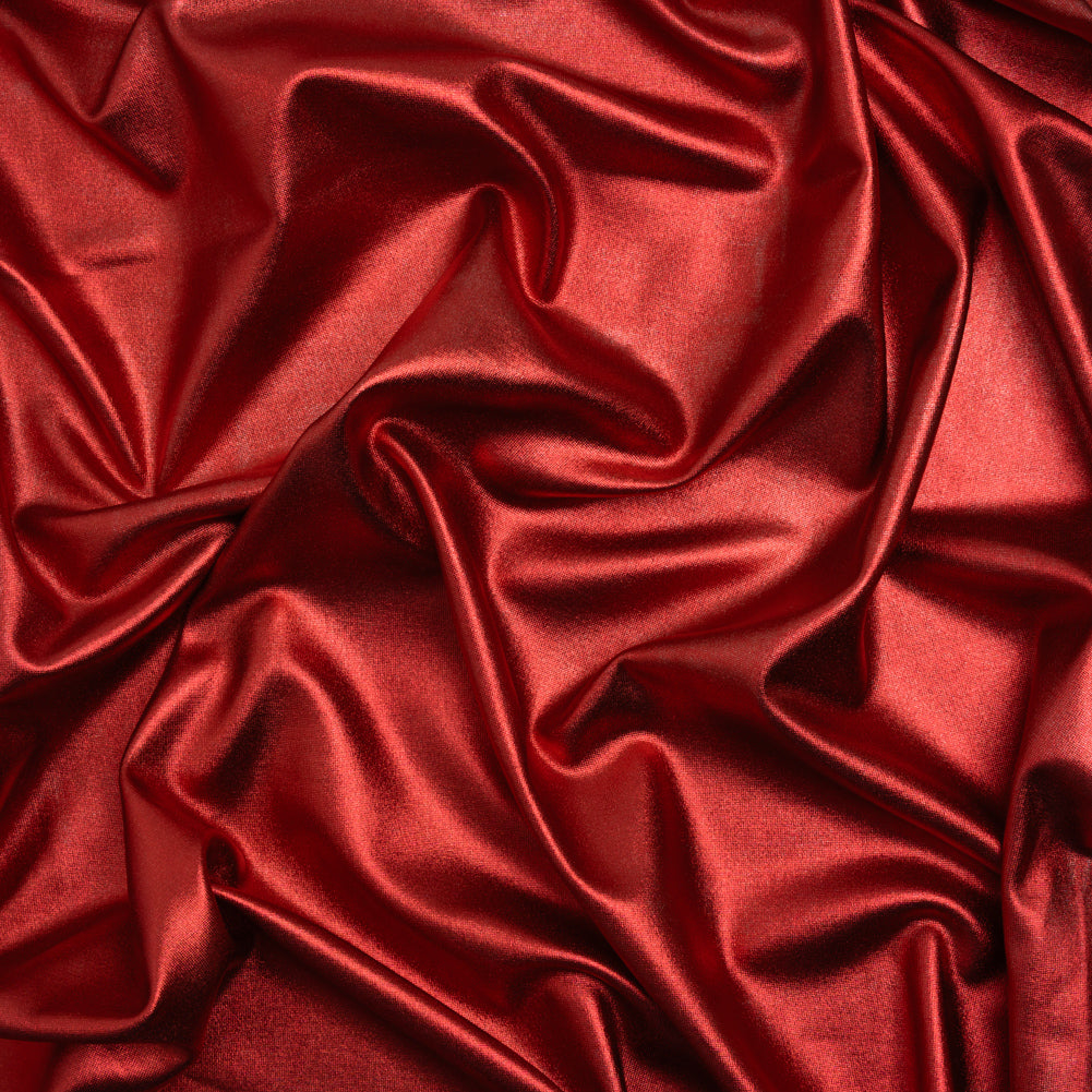 Yaya Han Metallic Foiled Stretch Spandex Polyester Jersey - Red - Cosplay Collection Yaya Han Metallic Foiled Stretch Spandex Polyester Jersey - Red - Cosplay Collection