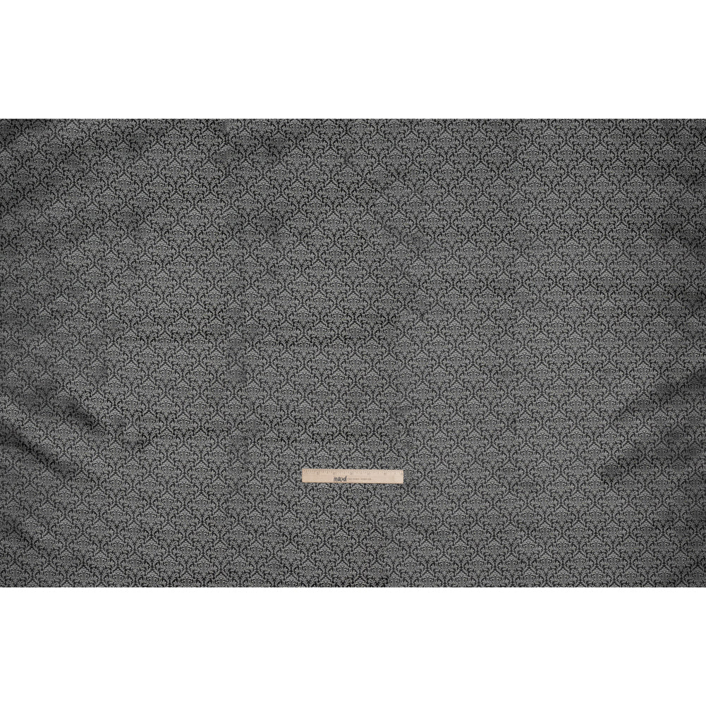 Yaya Han Polyester and Nylon Brocade - Imperial Silver and Black Damask - Cosplay Collection Yaya Han Polyester and Nylon Brocade - Imperial Silver and Black Damask - Cosplay Collection