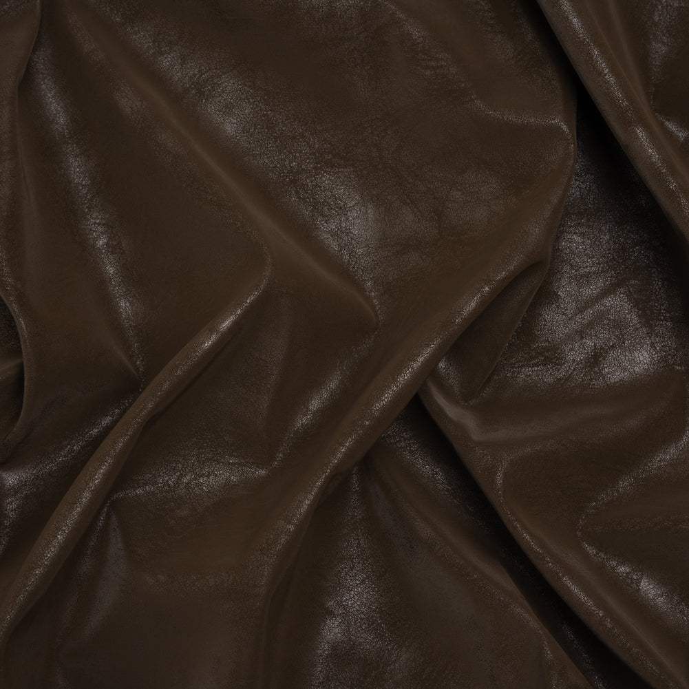 Yaya Han Soft Stretch Faux Leather/Pleather - Distressed Dark Brown with Brushed Backing - Cosplay Collection Yaya Han Soft Stretch Faux Leather/Pleather - Distressed Dark Brown with Brushed Backing - Cosplay Collection