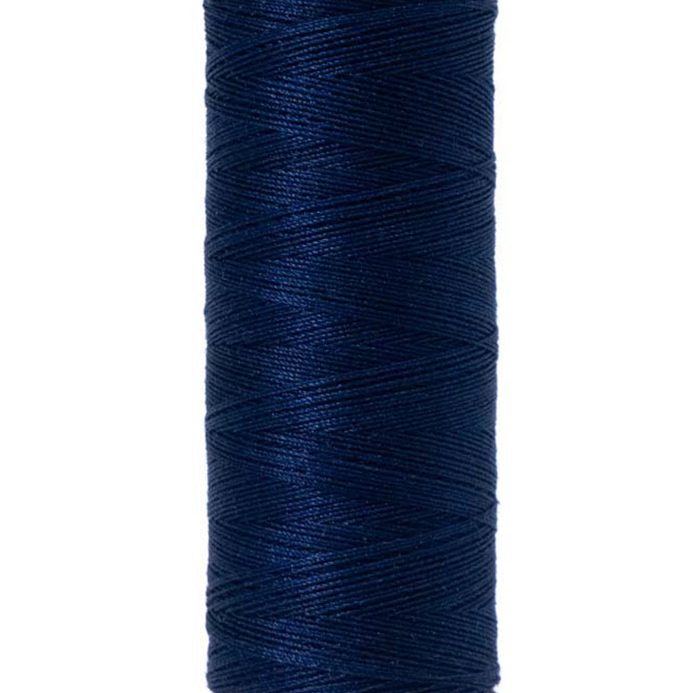 Gutermann 60 Wt Natural Cotton Thread 200m - 6290 Midnight Blue - Detail Gutermann 60 Wt Natural Cotton Thread 200m - 6290 Midnight Blue - Detail