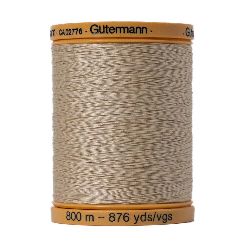 Gutermann Natural Cotton Thread 800m - 0928 Oak Tan Gutermann Natural Cotton Thread 800m - 0928 Oak Tan
