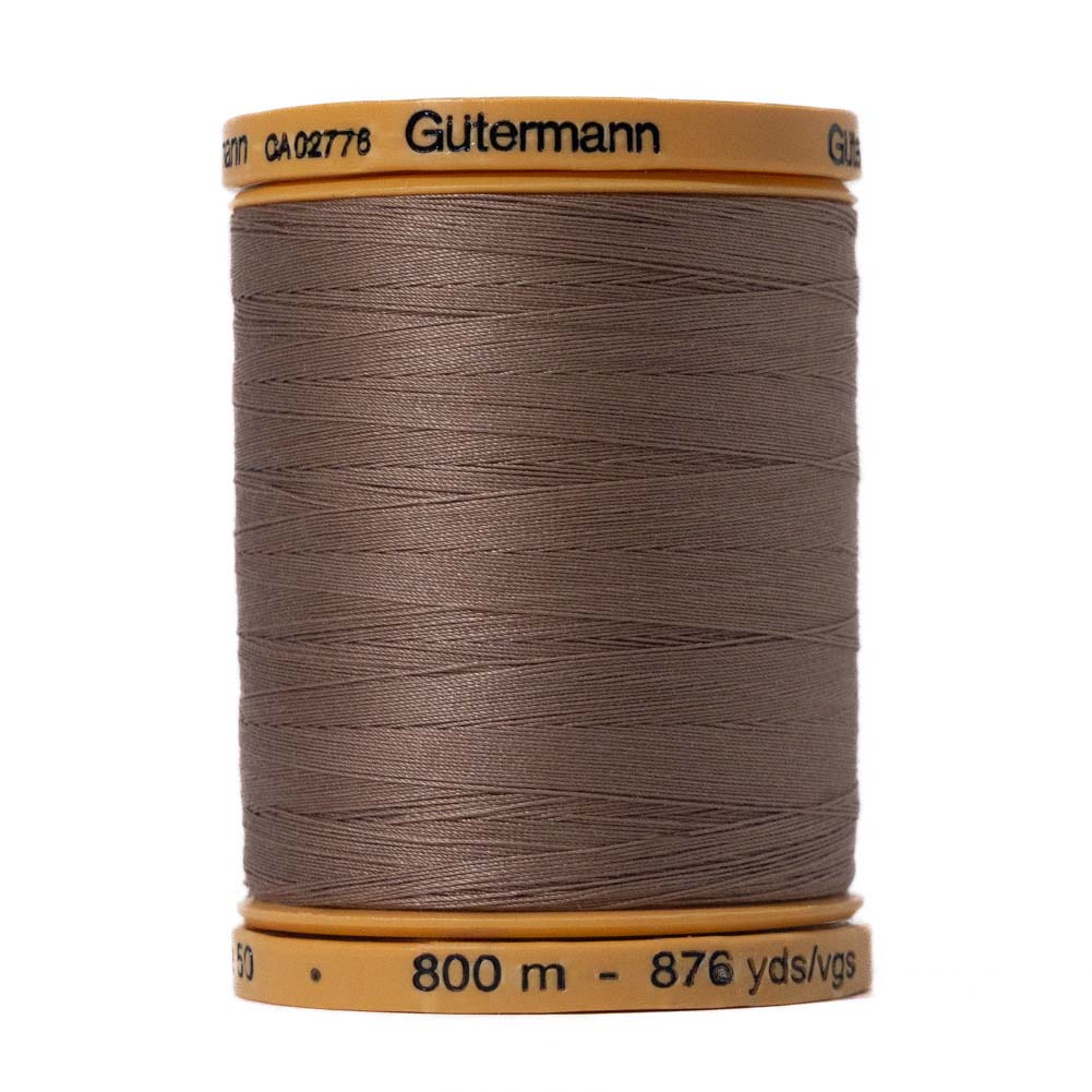Gutermann Natural Cotton Thread 800m - 1225 Taupe Gutermann Natural Cotton Thread 800m - 1225 Taupe