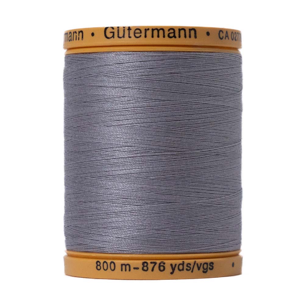 Gutermann Natural Cotton Thread 800m - 6206 Gray Gutermann Natural Cotton Thread 800m - 6206 Gray
