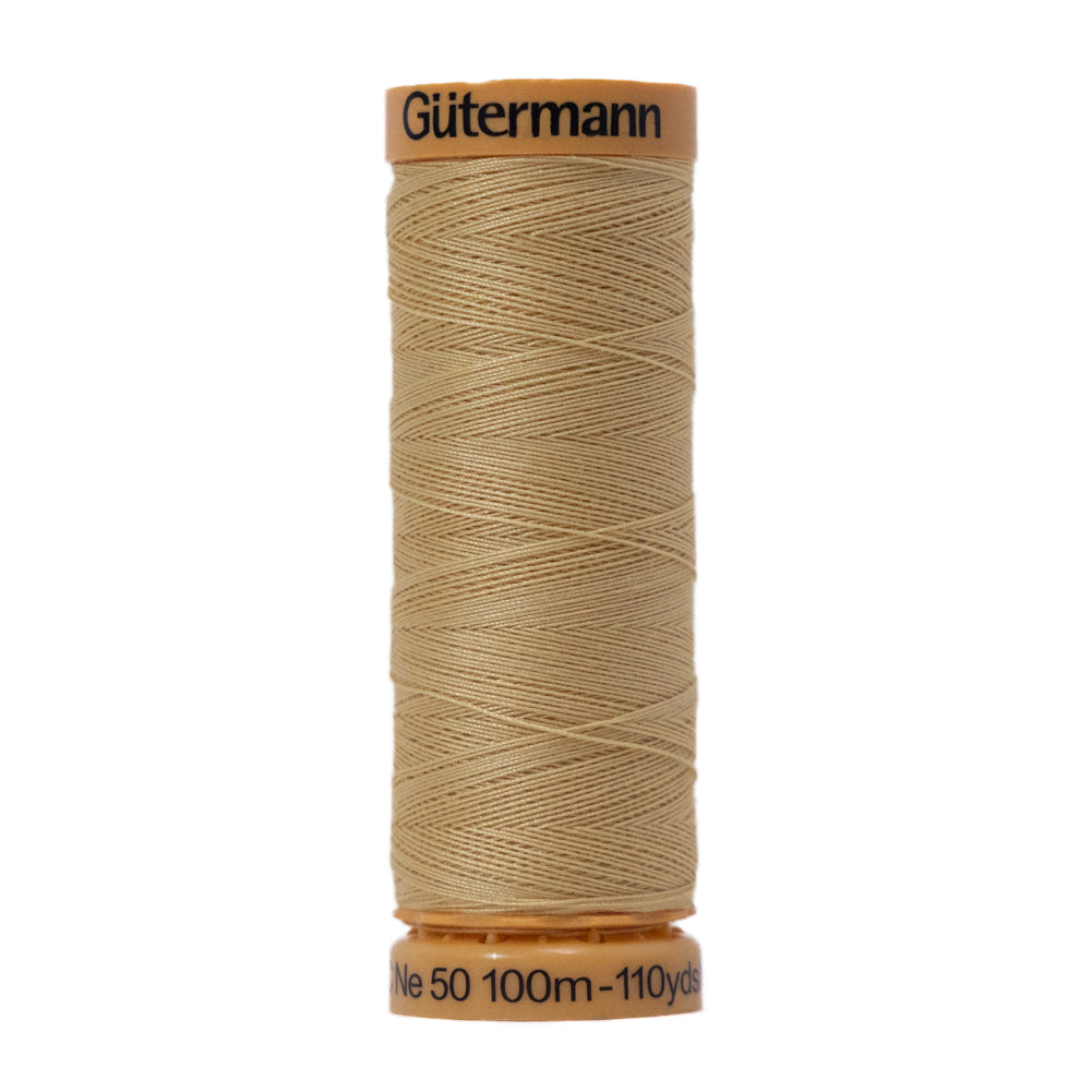 Gutermann Natural Cotton Thread 100m - 1510 Maize Gutermann Natural Cotton Thread 100m - 1510 Maize