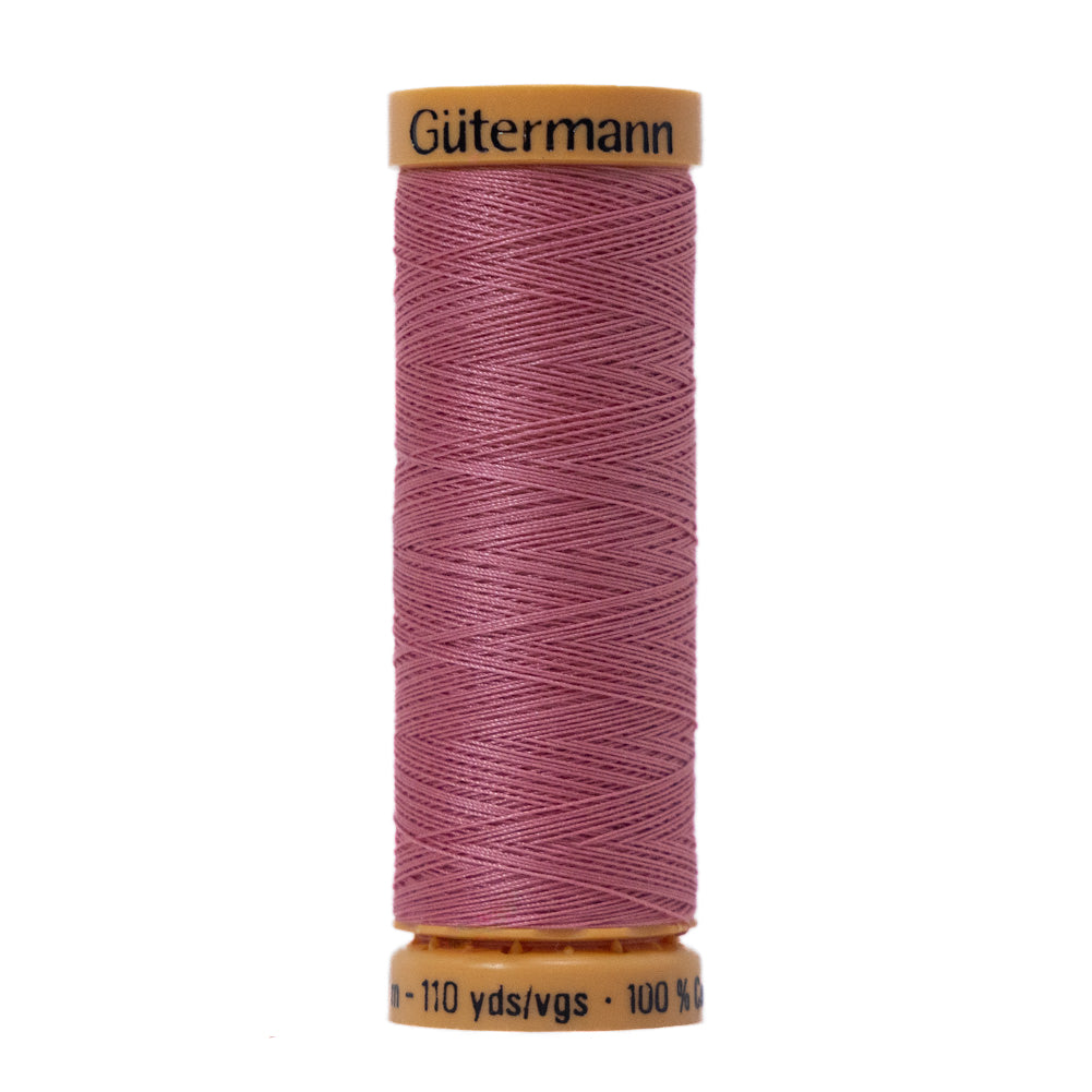 Gutermann Natural Cotton Thread 100m - 5200 Pink Mauve Gutermann Natural Cotton Thread 100m - 5200 Pink Mauve