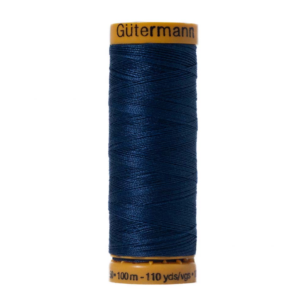 Gutermann Natural Cotton Thread 100m - 6290 Midnight Blue Gutermann Natural Cotton Thread 100m - 6290 Midnight Blue
