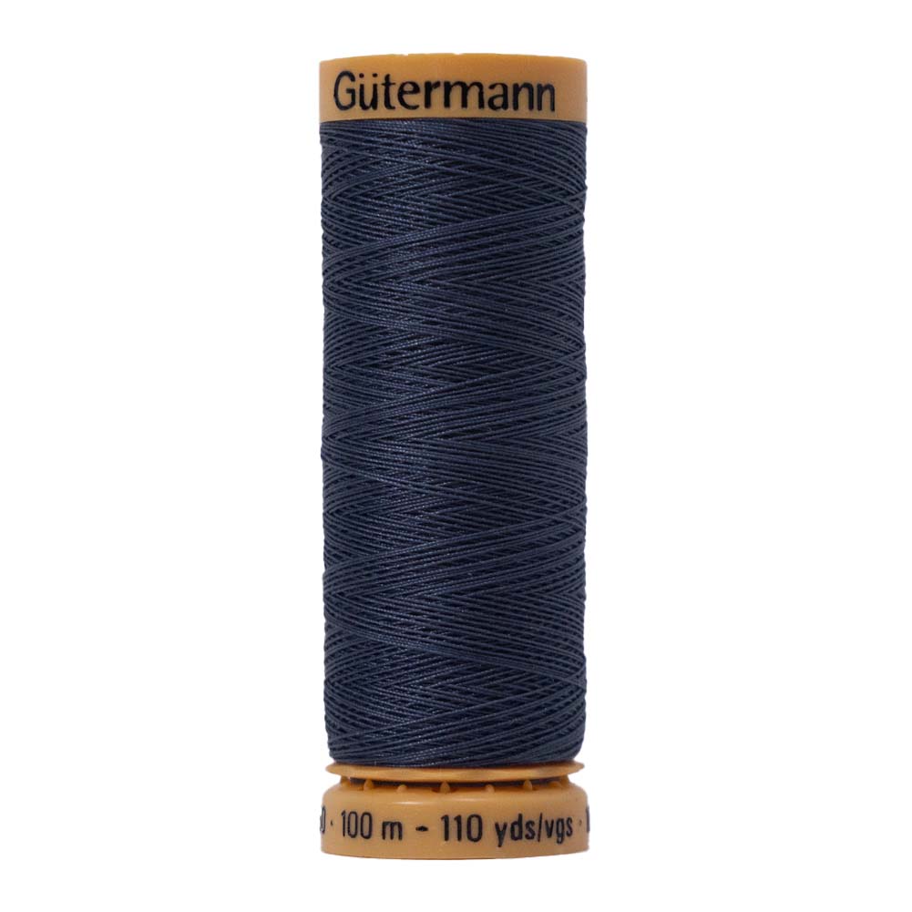 Gutermann Natural Cotton Thread 100m - 7380 Slate Blue Gutermann Natural Cotton Thread 100m - 7380 Slate Blue