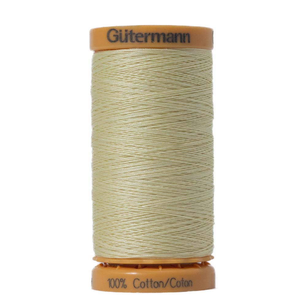 Gutermann Natural Cotton Thread 250m - 1370 Light Yellow Gutermann Natural Cotton Thread 250m - 1370 Light Yellow