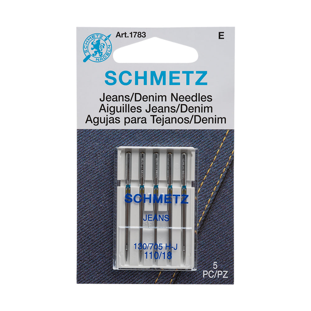 Schmetz Denim/Jeans Machine Needles - 110/18 - 5 ct Schmetz Denim/Jeans Machine Needles - 110/18 - 5 ct