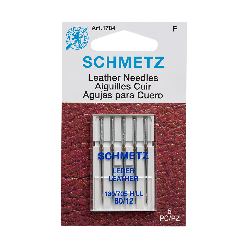 Schmetz Leather Machine Needles - 80/12 - 5 ct Schmetz Leather Machine Needles - 80/12 - 5 ct