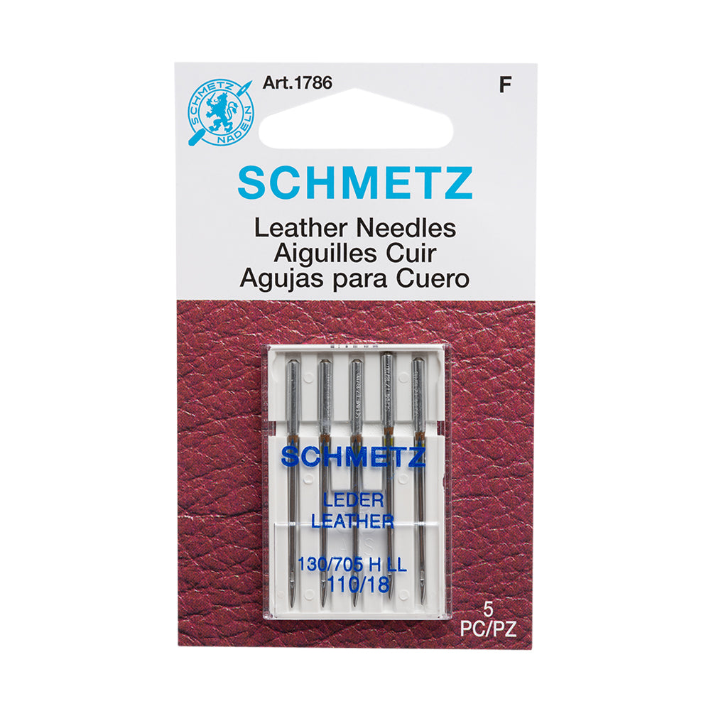 Schmetz Leather Machine Needles - 110/18 - 5 ct Schmetz Leather Machine Needles - 110/18 - 5 ct