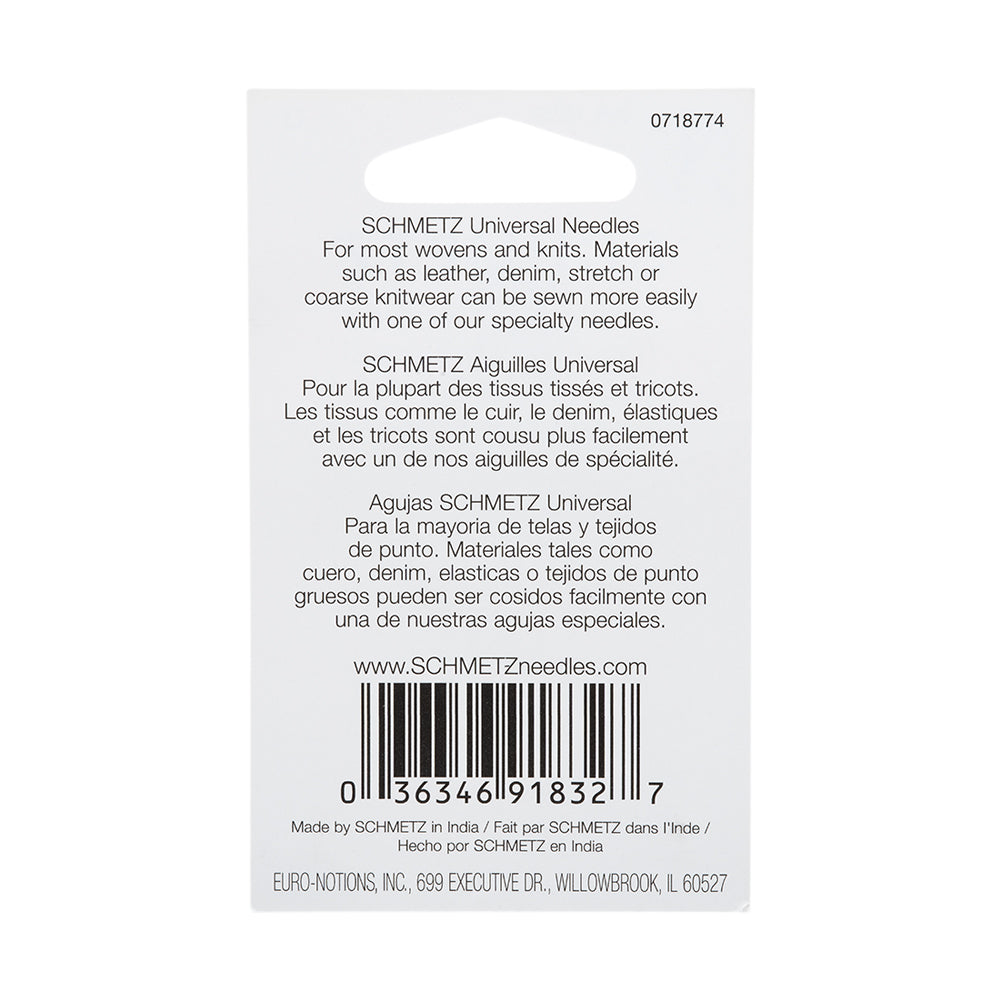 Schmetz Universal Machine Needles - 70/10 - 10 ct Schmetz Universal Machine Needles - 70/10 - 10 ct