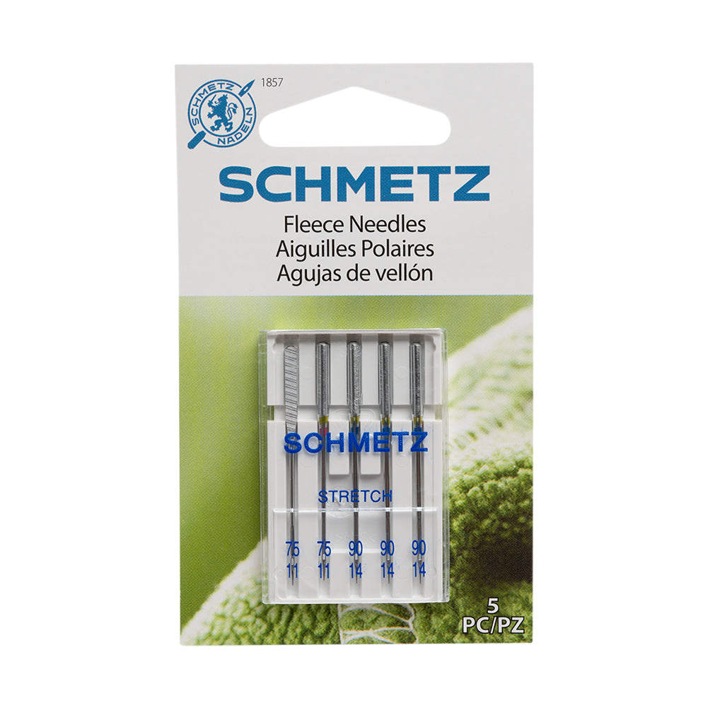 Schmetz Fleece Machine Needles - Stretch Assorted Sizes - 5 ct Schmetz Fleece Machine Needles - Stretch Assorted Sizes - 5 ct
