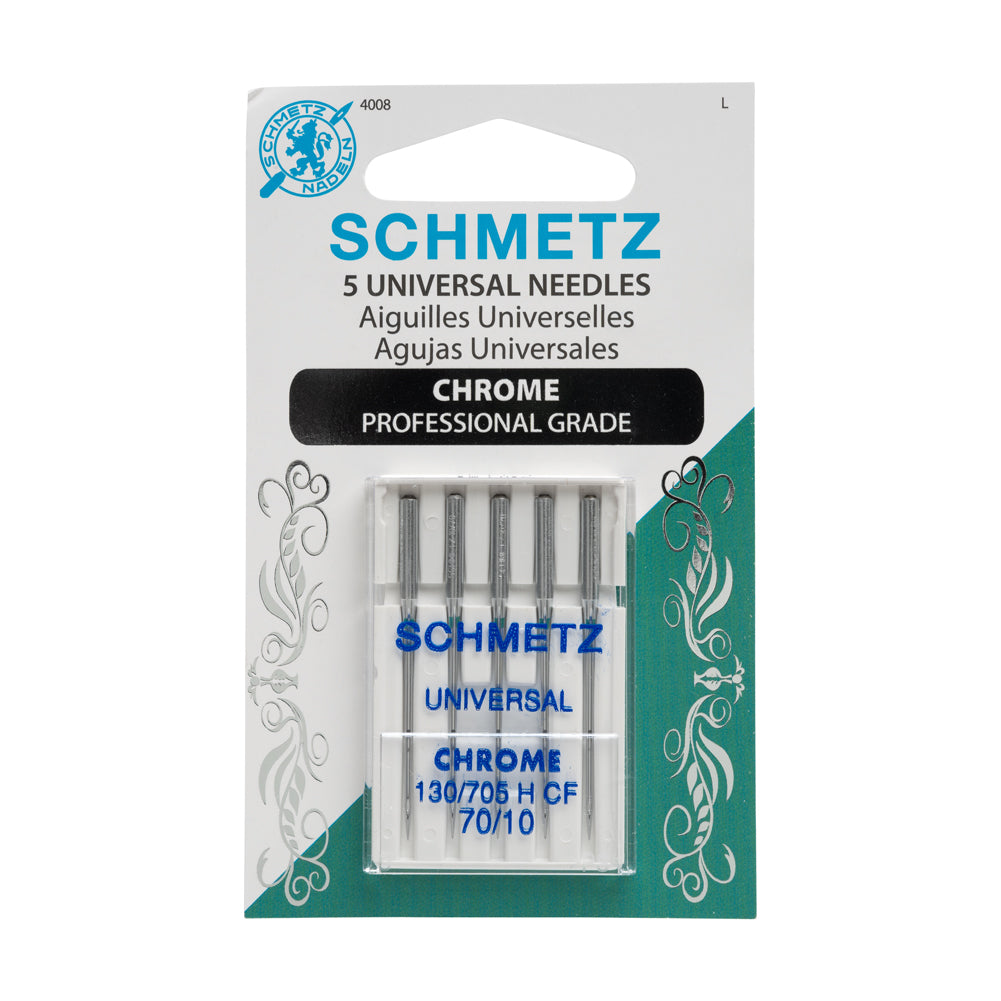 Schmetz Chrome Universal Machine Needles - 70/10 - 5 ct Schmetz Chrome Universal Machine Needles - 70/10 - 5 ct