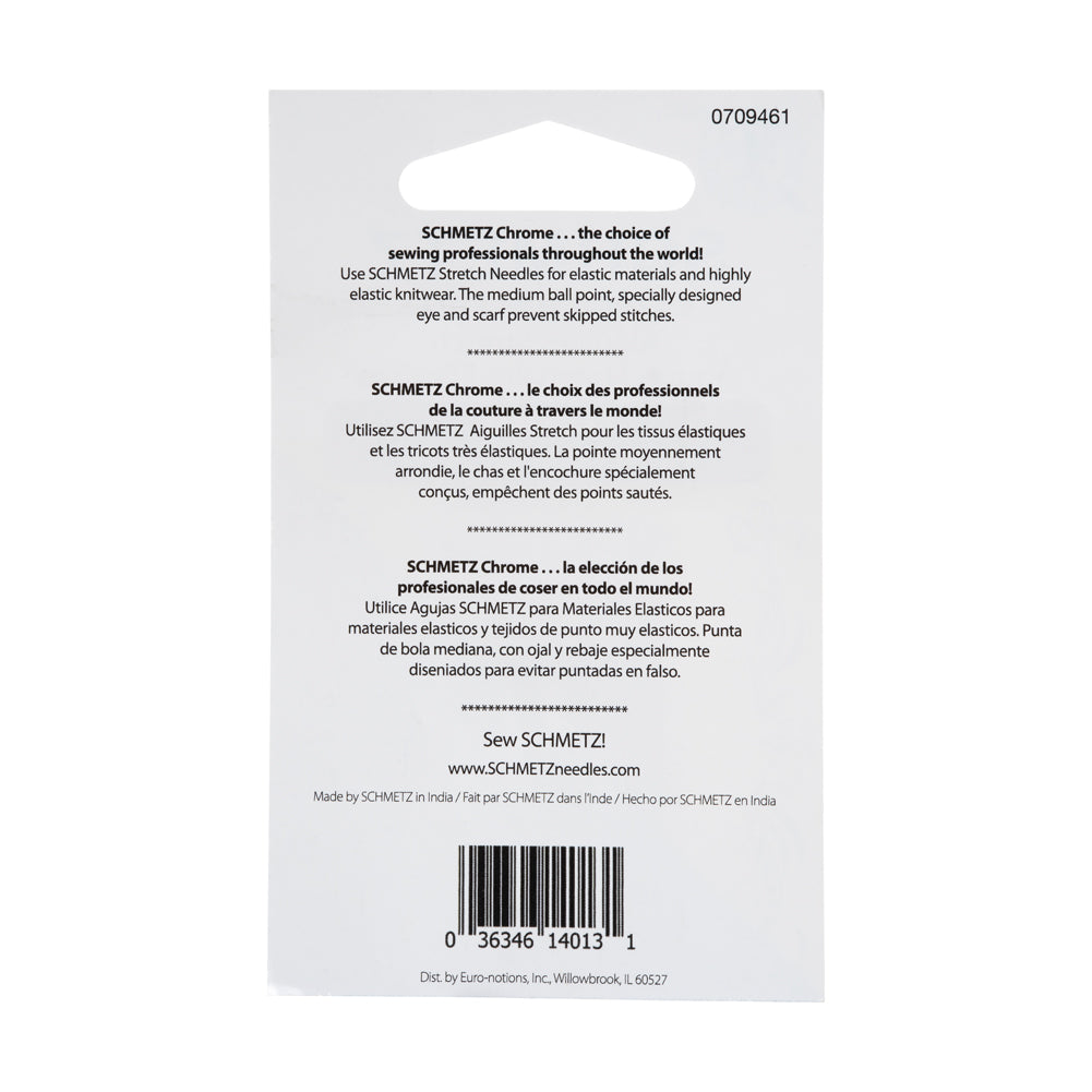 Schmetz Chrome Stretch Machine Needles - 90/14 - 5 ct Schmetz Chrome Stretch Machine Needles - 90/14 - 5 ct
