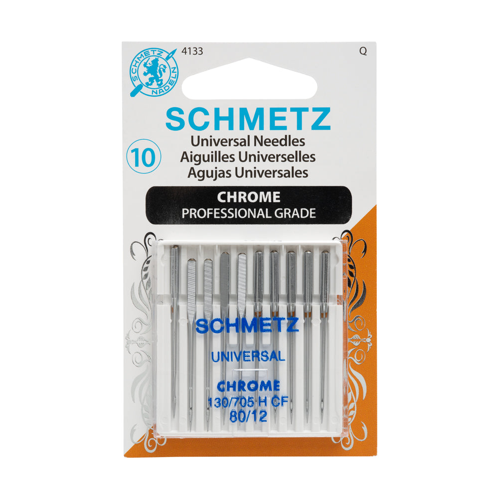Schmetz Chrome Universal Machine Needles - 80/12 - 10 ct Schmetz Chrome Universal Machine Needles - 80/12 - 10 ct