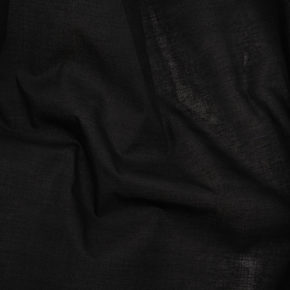 Lightweight Cotton Buckram Interfacing - Black - Deadstock Lightweight Cotton Buckram Interfacing - Black - Deadstock