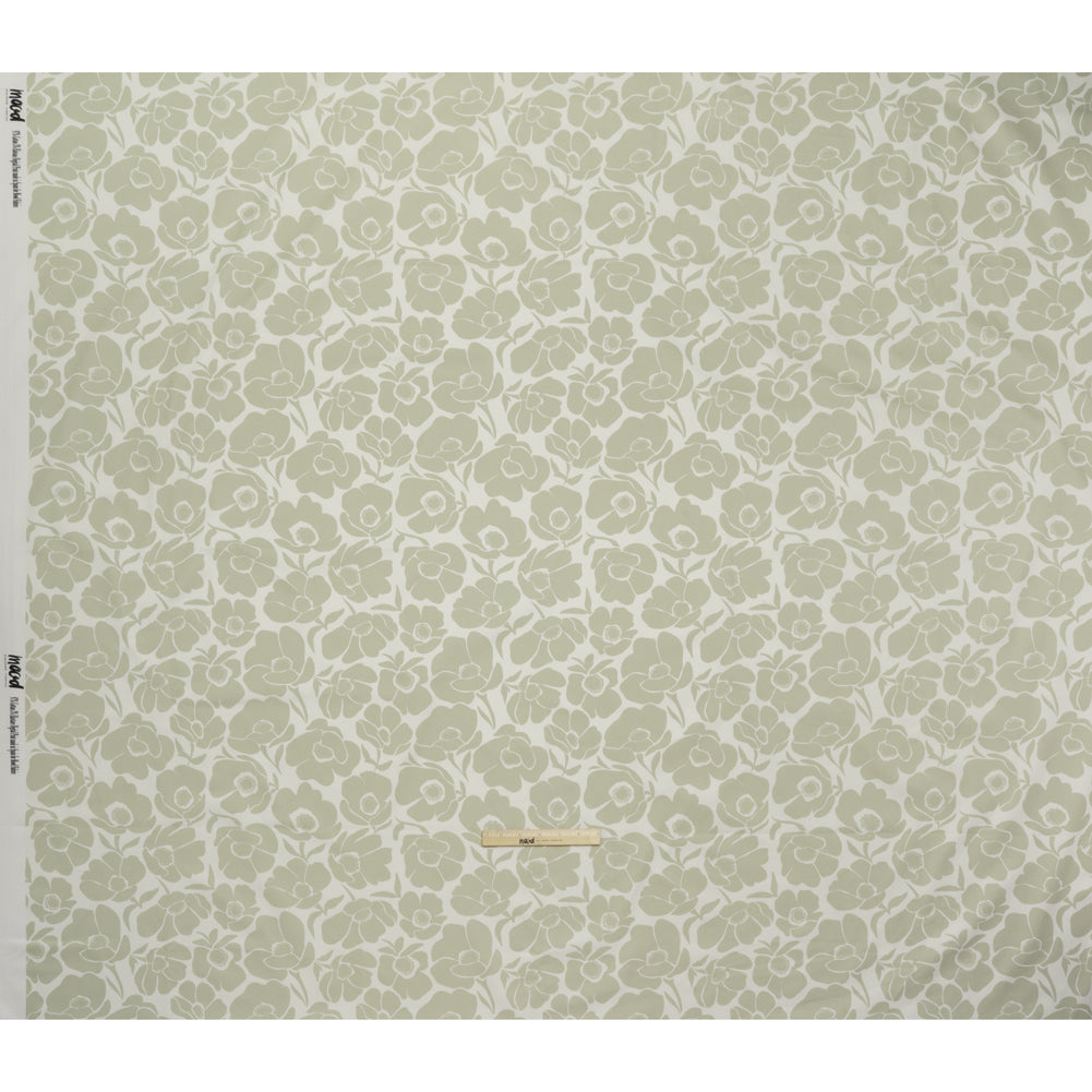 Brushed Cotton Woven - Cream and Beige Simple Poppies - Mood Exclusive Poppy Impressions Print - Full Brushed Cotton Woven - Cream and Beige Simple Poppies - Mood Exclusive Poppy Impressions Print - Full