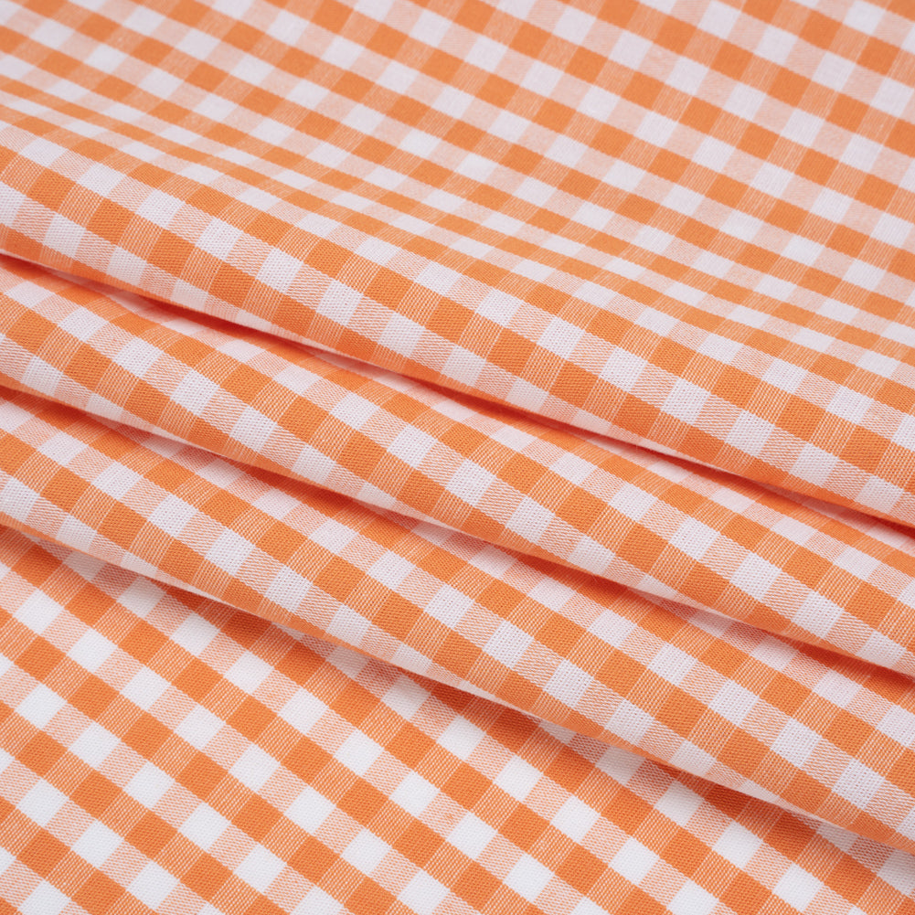 Cotton Gingham 0.25" - Orange - Londrina Collection Cotton Gingham 0.25" - Orange - Londrina Collection