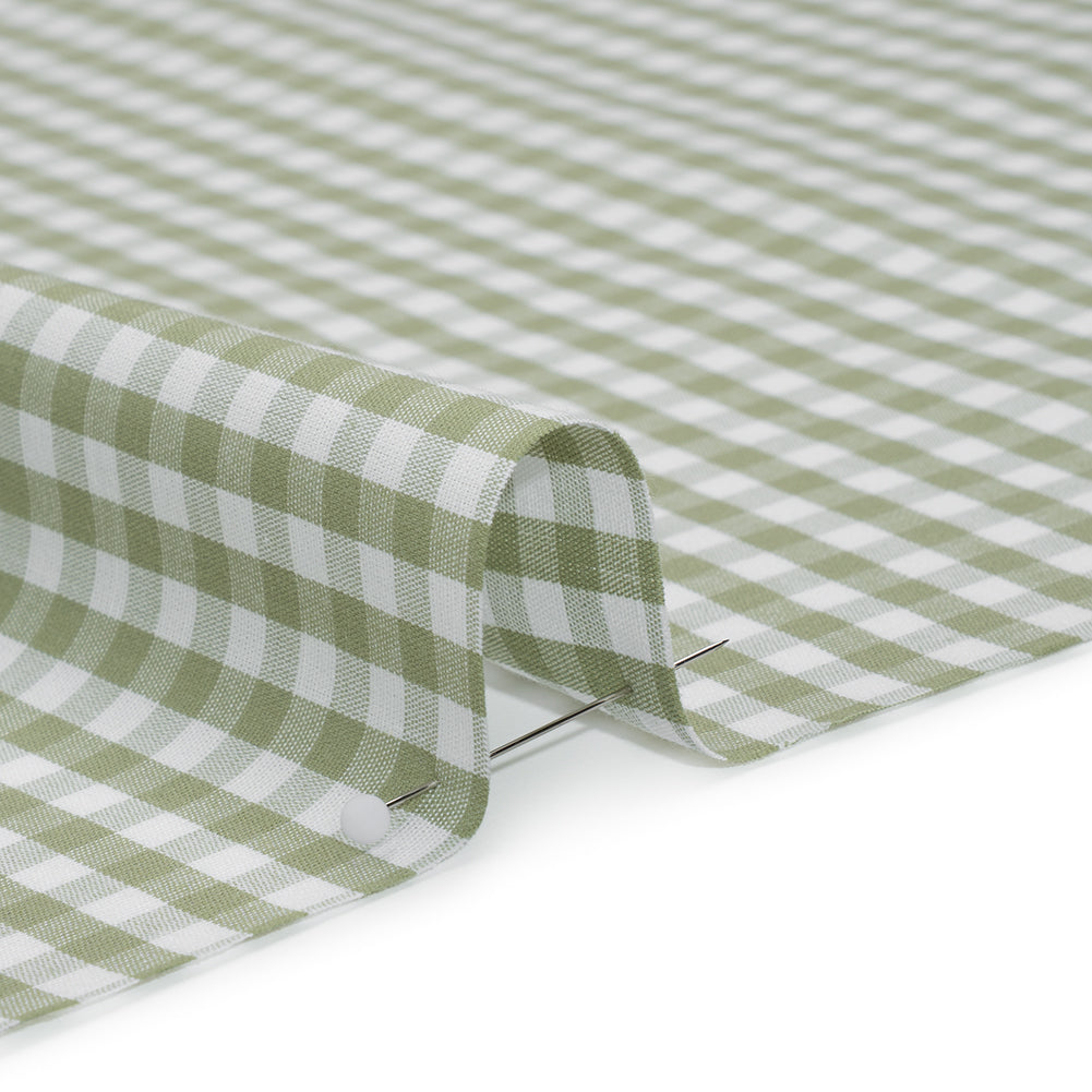 Cotton Gingham 0.25" - Sage - Londrina Collection Detail Cotton Gingham 0.25" - Sage - Londrina Collection Detail