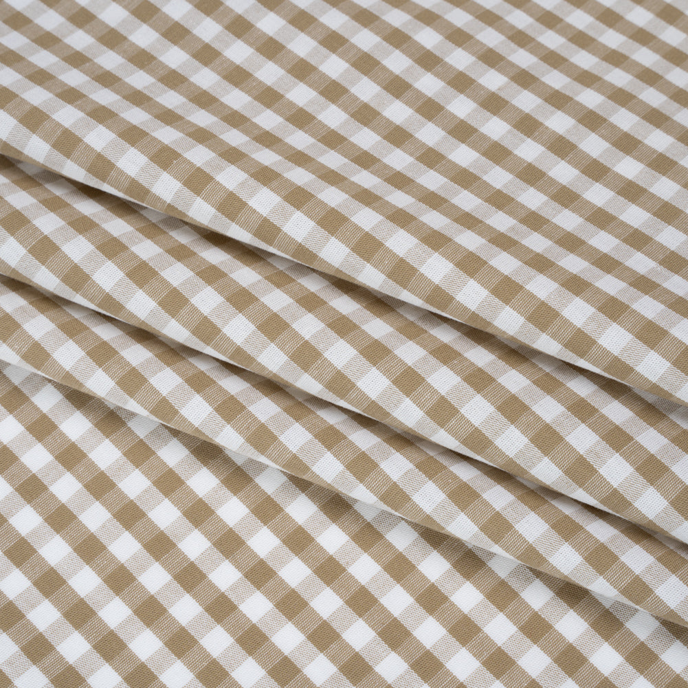 Cotton Gingham 0.25" - Brown - Londrina Collection Cotton Gingham 0.25" - Brown - Londrina Collection
