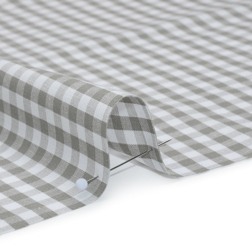Cotton Gingham 0.25" - Gray - Londrina Collection Cotton Gingham 0.25" - Gray - Londrina Collection