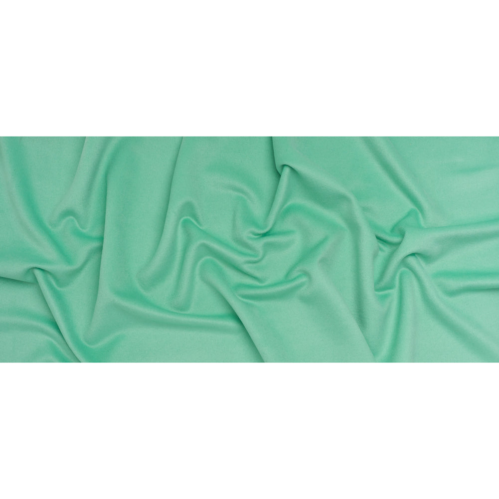 Brushed Wool Blend Twill Coating - Bright Mint - Deadstock Brushed Wool Blend Twill Coating - Bright Mint - Deadstock