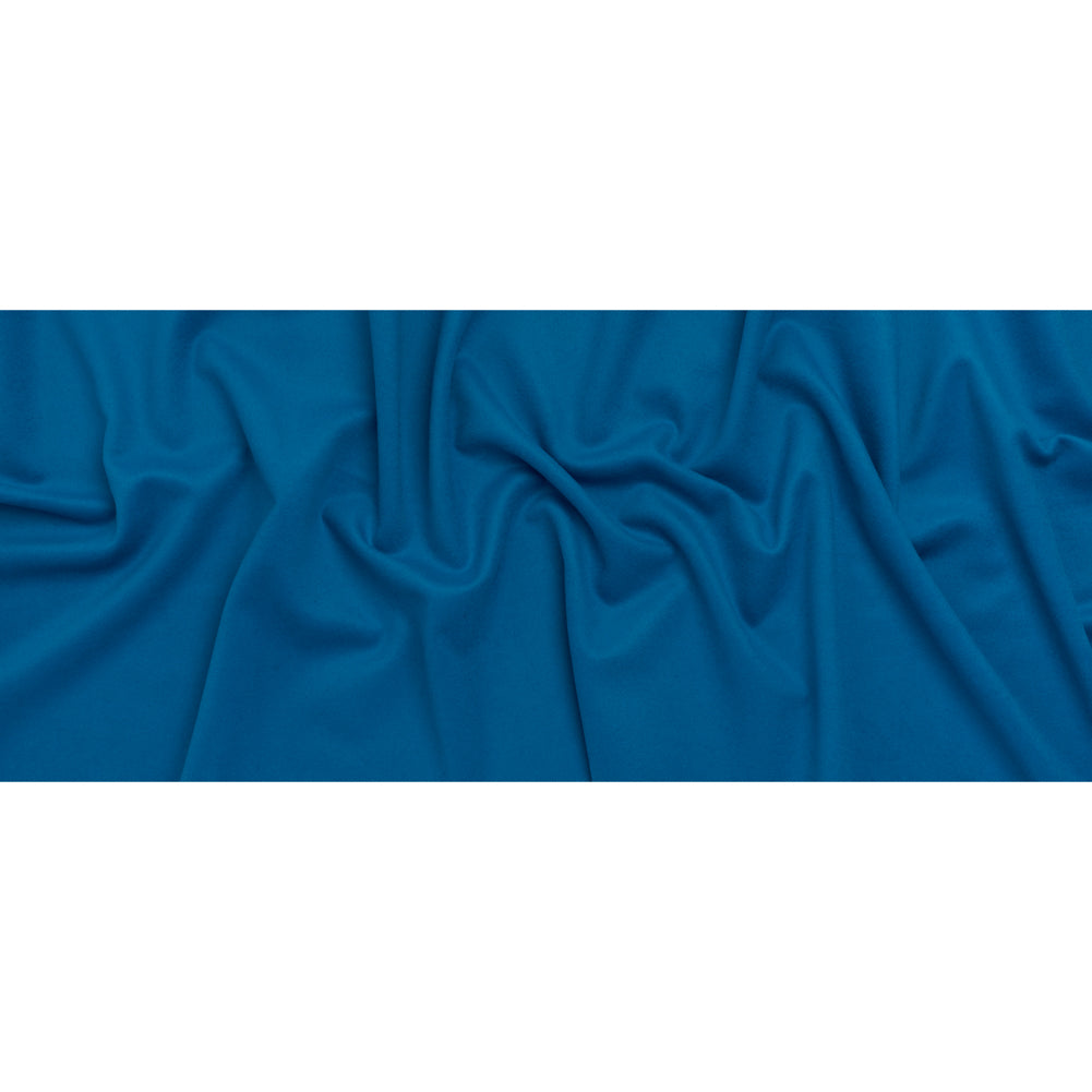 Brushed Wool Blend Coating - Azure Blue - Deadstock Full Brushed Wool Blend Coating - Azure Blue - Deadstock Full