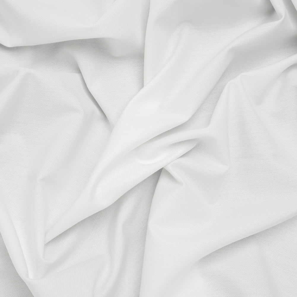 Cotton Oxford Shirting - Soft White - Deadstock Cotton Oxford Shirting - Soft White - Deadstock