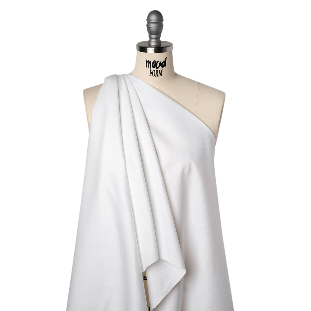 Cotton Oxford Shirting - Off White - Deadstock Cotton Oxford Shirting - Off White - Deadstock