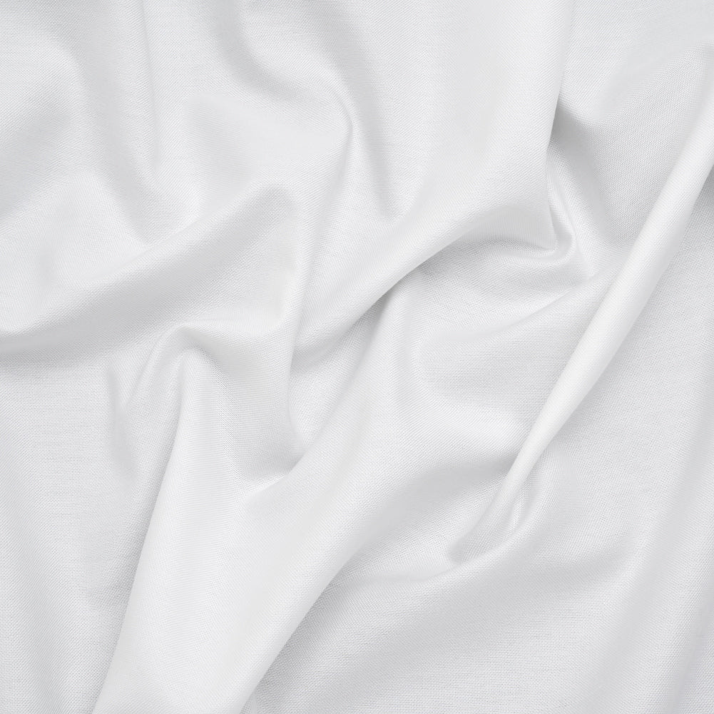 Cotton Oxford Shirting - Off White - Deadstock Cotton Oxford Shirting - Off White - Deadstock