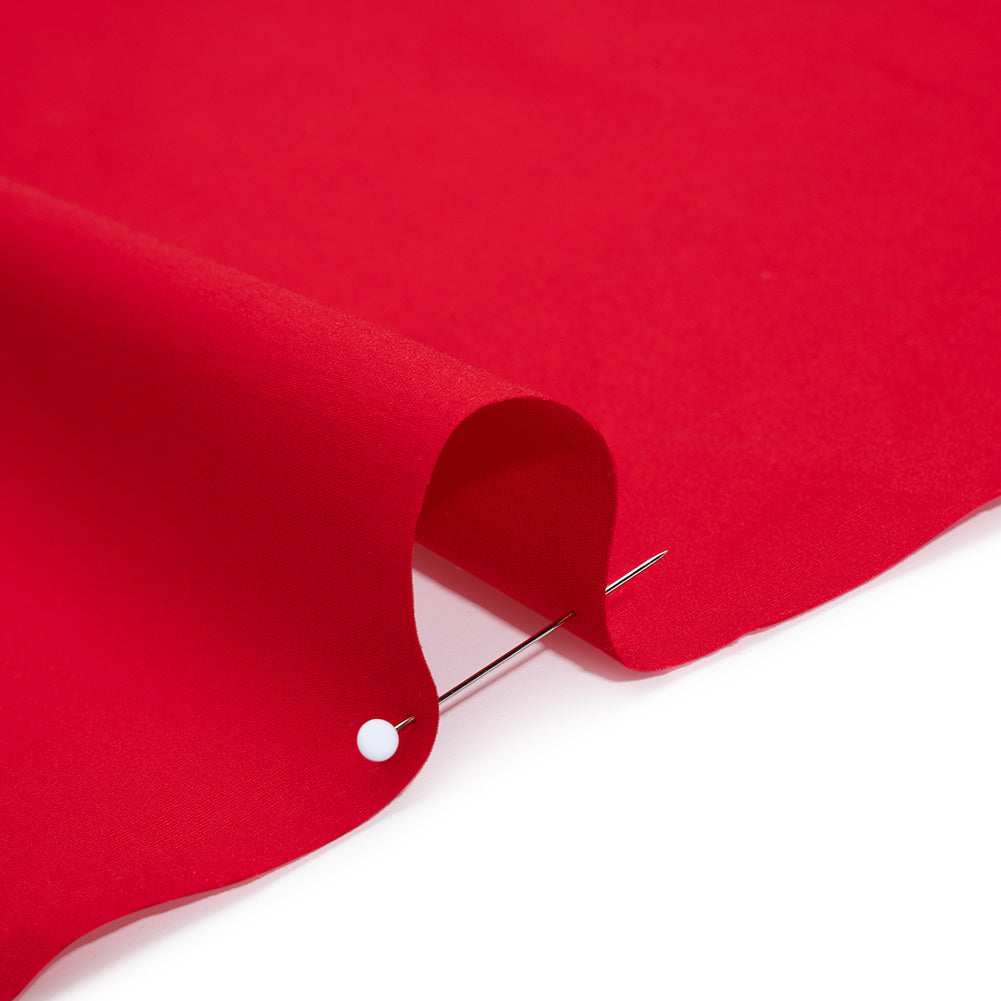 Cotton Shirting - Red - Deadstock Cotton Shirting - Red - Deadstock