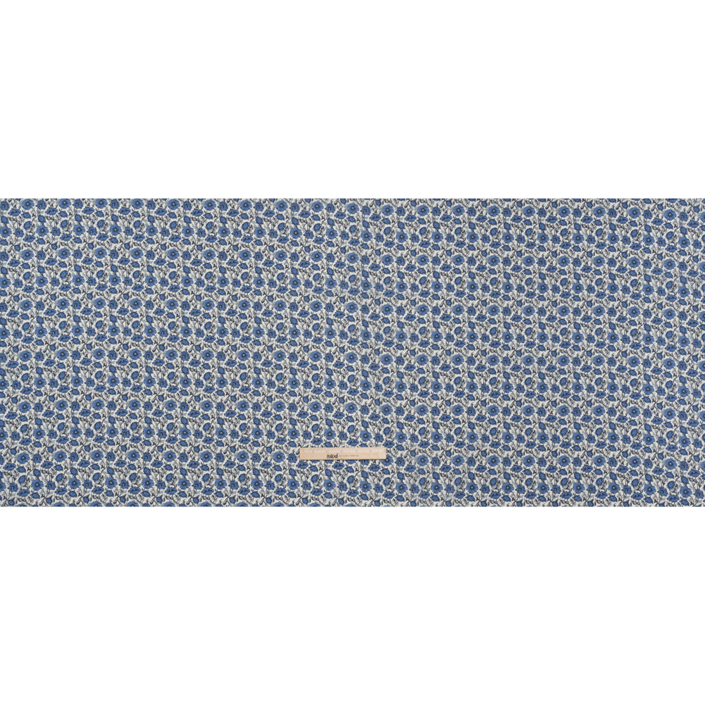 Liberty Fabrics Tana Lawn® - Astell Reece Blue - Blue and White Flower Vines - Full - Image 5 of 6 Liberty Fabrics Tana Lawn® - Astell Reece Blue - Blue and White Flower Vines - Full - Image 5 of 6