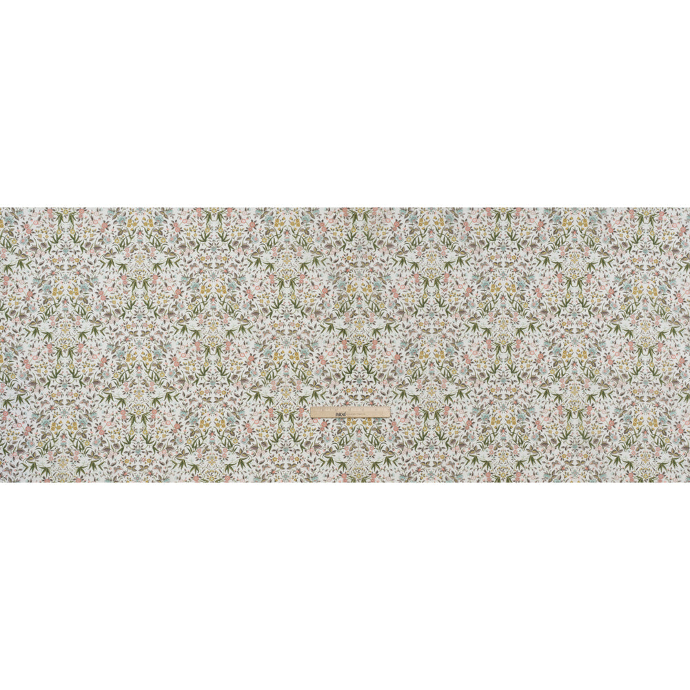 Liberty Fabrics Tana Lawn® - Tapestry Multi Pastel - Light Pink, Green and Yellow Floral and Butterflies - Full - Image 5 of 6 Liberty Fabrics Tana Lawn® - Tapestry Multi Pastel - Light Pink, Green and Yellow Floral and Butterflies - Full - Image 5 of 6