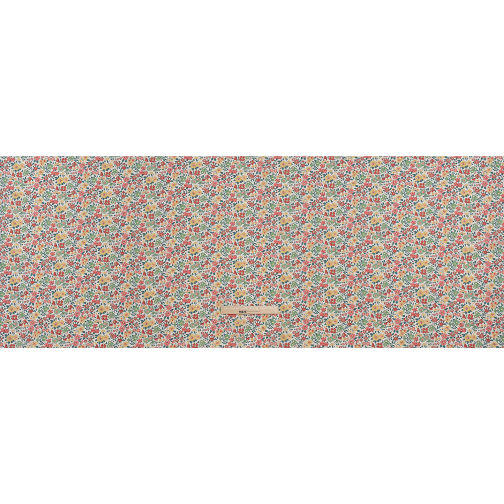 Liberty Fabrics Tana Lawn® - Annabella Multi Pastel - Red, Yellow and Blue Green Floral - Full Liberty Fabrics Tana Lawn® - Annabella Multi Pastel - Red, Yellow and Blue Green Floral - Full