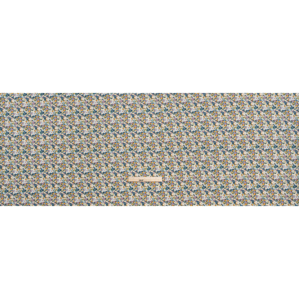 Liberty Fabrics Tana Lawn® - Libby Purple - Lavender, Blue and Yellow Field of Daisies Full Liberty Fabrics Tana Lawn® - Libby Purple - Lavender, Blue and Yellow Field of Daisies Full