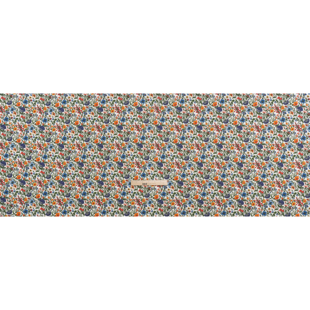 Liberty Fabrics Tana Lawn® - Rachel Multi Bright - Red, Yellow and Purple Flowers and Foliage - Full Liberty Fabrics Tana Lawn® - Rachel Multi Bright - Red, Yellow and Purple Flowers and Foliage - Full