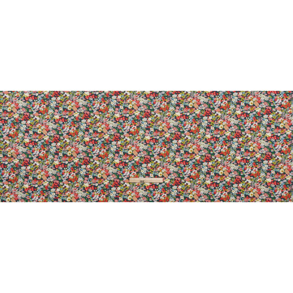 Liberty Fabrics Tana Lawn® - Thorpe Multi Bright - Hot Pink, Yellow and Deep Green Dense Floral Full Liberty Fabrics Tana Lawn® - Thorpe Multi Bright - Hot Pink, Yellow and Deep Green Dense Floral Full