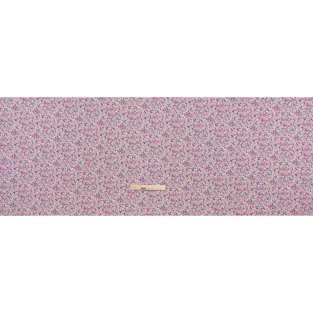 Liberty Fabrics Tana Lawn® - Phoebe Purple - Pink, Purple and Blue Little Flowers - Full Liberty Fabrics Tana Lawn® - Phoebe Purple - Pink, Purple and Blue Little Flowers - Full
