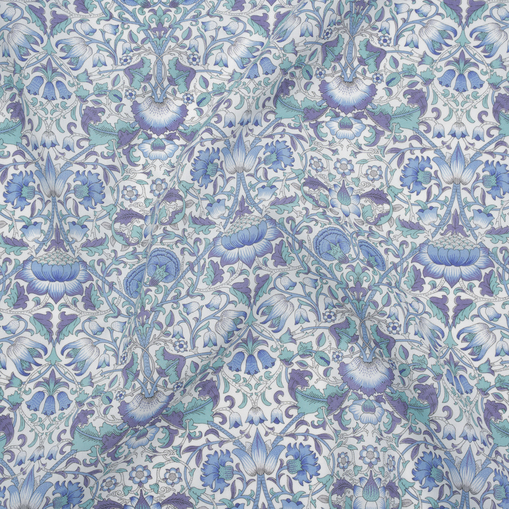 Liberty Fabrics Tana Lawn® - Lodden Blue - Sky Blue, Lavender and Mint