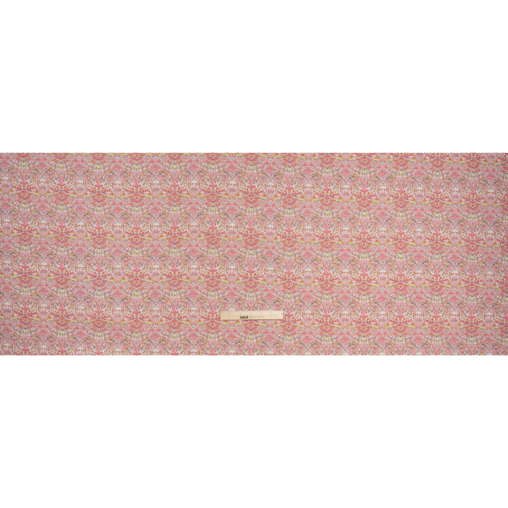 Liberty Fabrics Tana Lawn® - Strawberry Thief Spring Light Pink - Baby Pink, Golden Yellow and Pale Blue Birds, Berries and Flowers - Full Liberty Fabrics Tana Lawn® - Strawberry Thief Spring Light Pink - Baby Pink, Golden Yellow and Pale Blue Birds, Berries and Flowers - Full